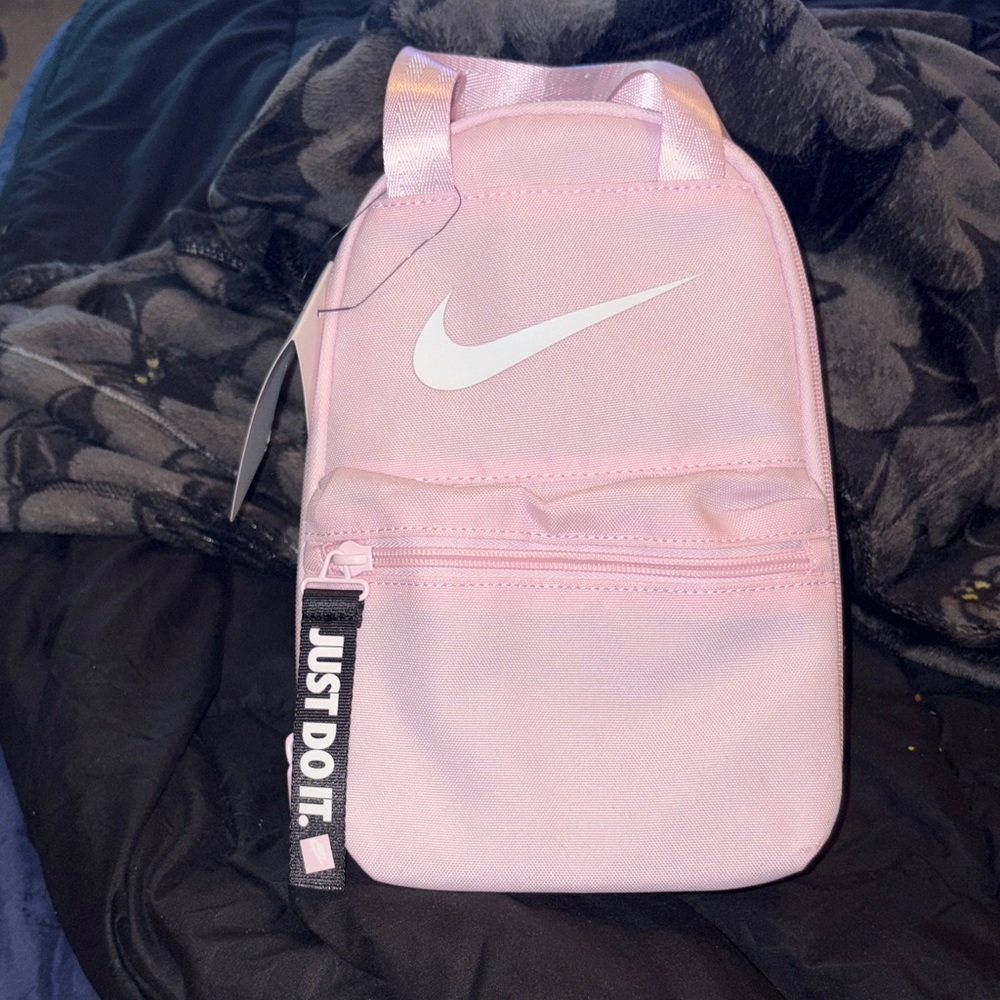 Nike Pink Lunchbox with White Swoosh
